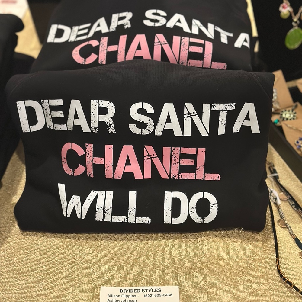 Dear Santa CHANEL and LV will do Sweatshirt 🎄💕❤️